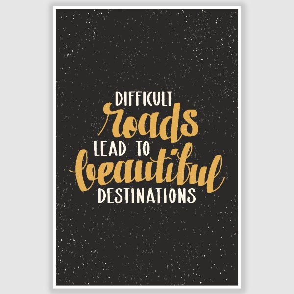 Beautiful Destinations Inspirational Poster (12 x 18 inch)