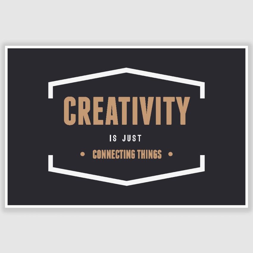 Creativity Inspirational Poster (12 x 18 inch)