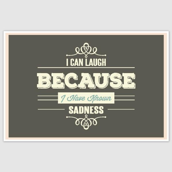 I Can Laugh Poster (12 x 18 inch)