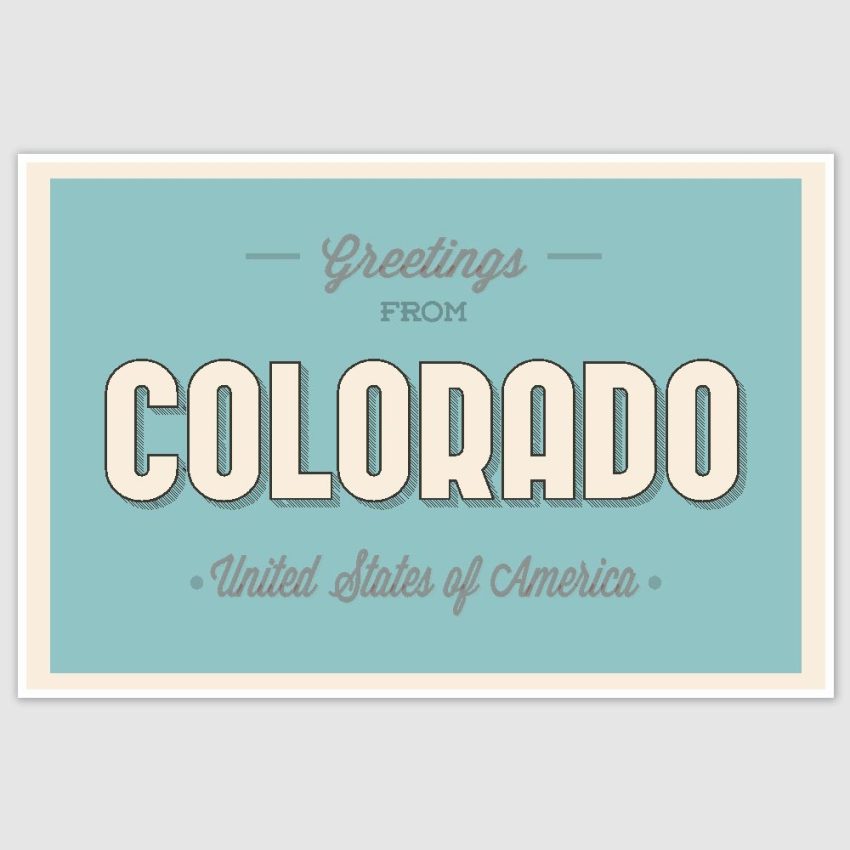 Colorado Poster (12 x 18 inch)