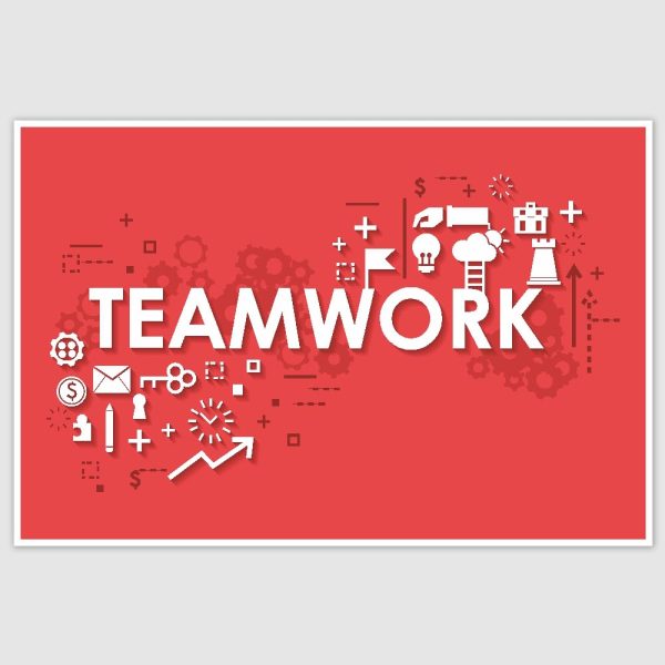 Teamwork Poster (12 x 18 inch)