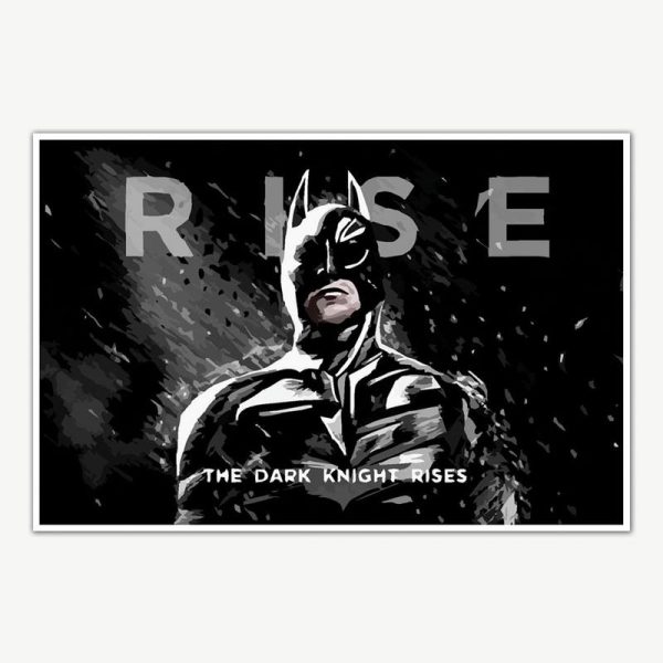 The Dark Knight Rises Batman Poster Art