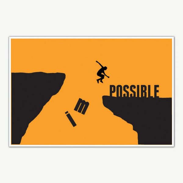 Impossible Gym Quotes Poster Art