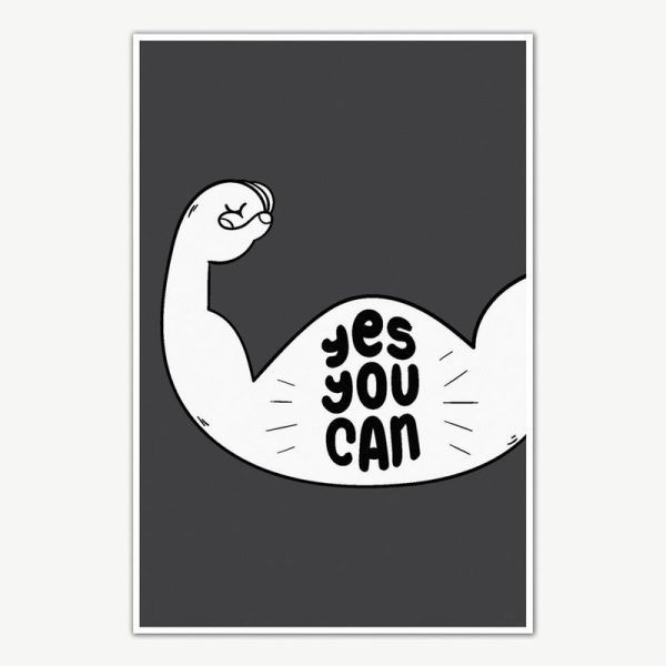 Yes You Can Fitness Poster Art