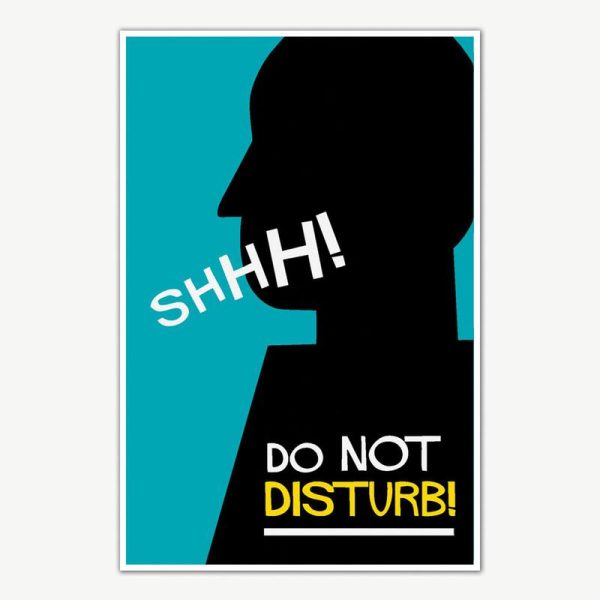 Do Not Disturb Poster Art