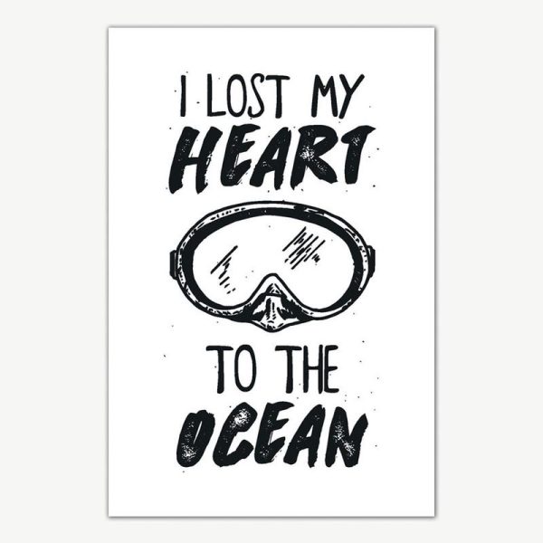 I Lost My Heart To The Ocean Poster Art