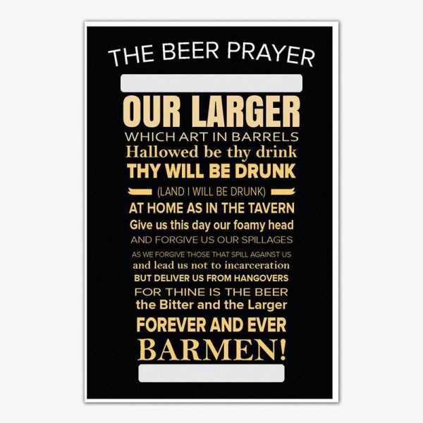 The Beer Prayer Poster Art