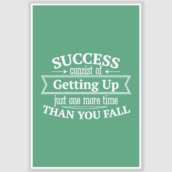 Success Inspirational Poster (12 x 18 inch)