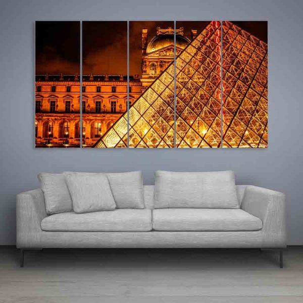 Multiple Frames Italy Wall Painting (150cm X 76cm)