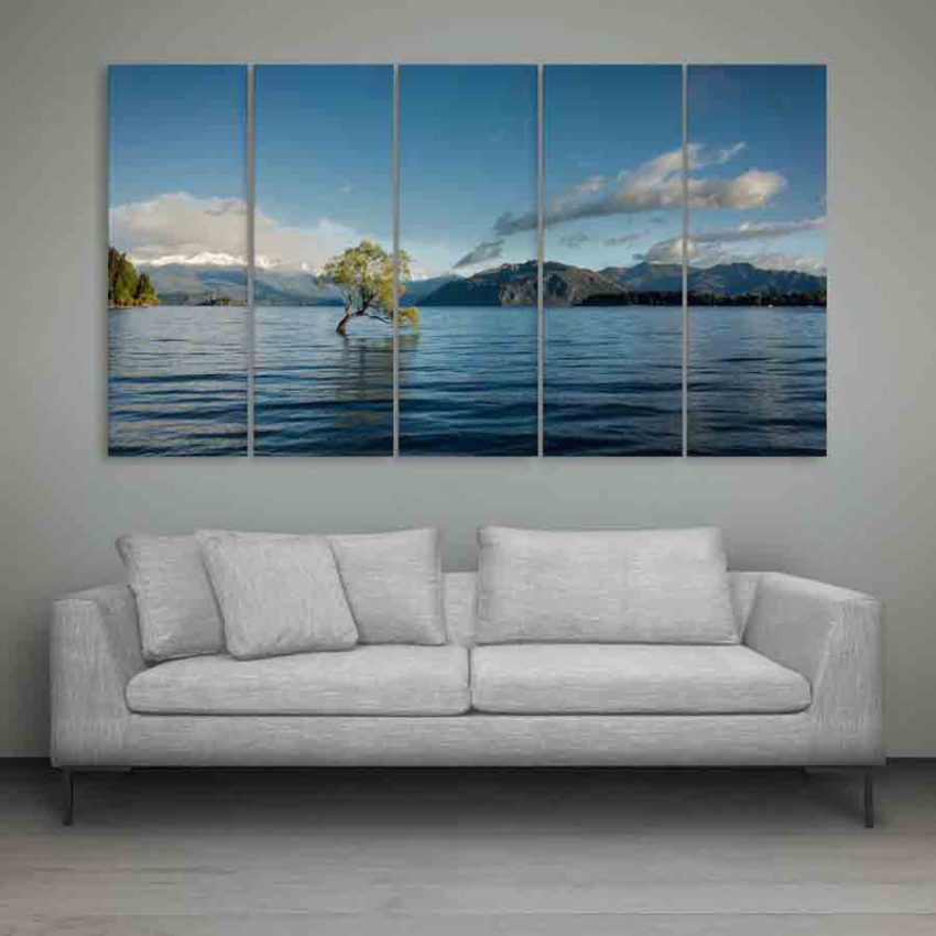 Multiple Frames Beautiful Sea Wall Painting (150cm X 76cm)