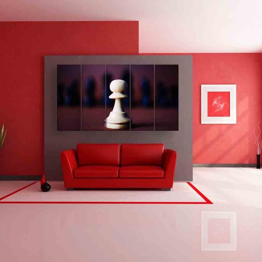 Multiple Frames Chess Wall Painting (150cm X 76cm)