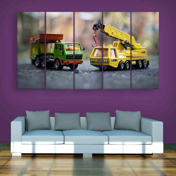 Multiple Frames Toys Wall Painting (150cm X 76cm)