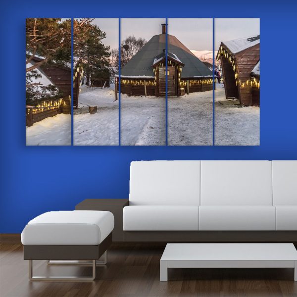 Multiple Frames Beautiful Landscape Wall Painting for Living Room