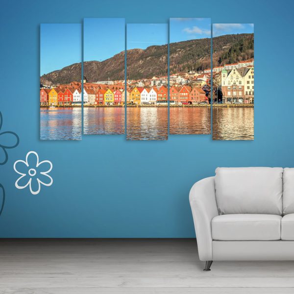 Multiple Frames Beautiful Europe Wall Painting for Living Room