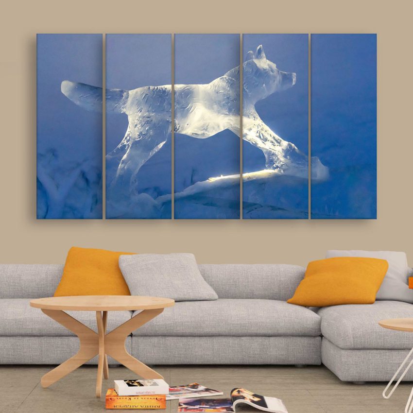 Multiple Frames Beautiful Ice Wall Painting for Living Room