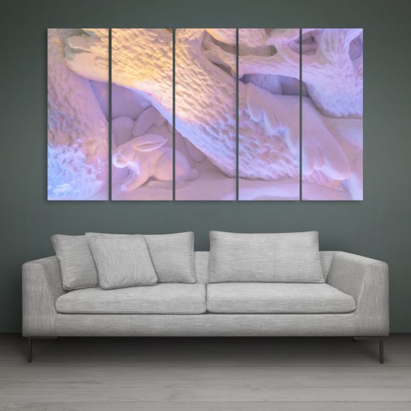 Multiple Frames Beautiful Snow Wall Painting for Living Room