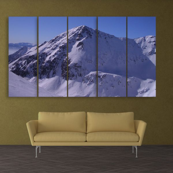 Multiple Frames Beautiful Mountain Wall Painting for Living Room