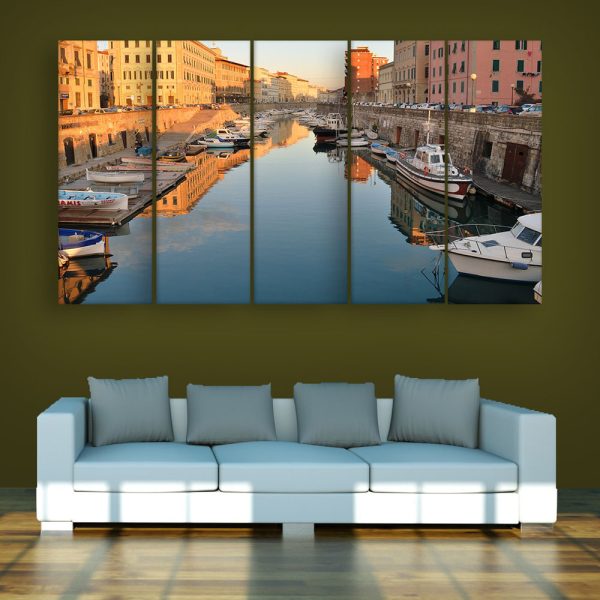 Multiple Frames Beautiful Venice Italy Wall Painting for Living Room