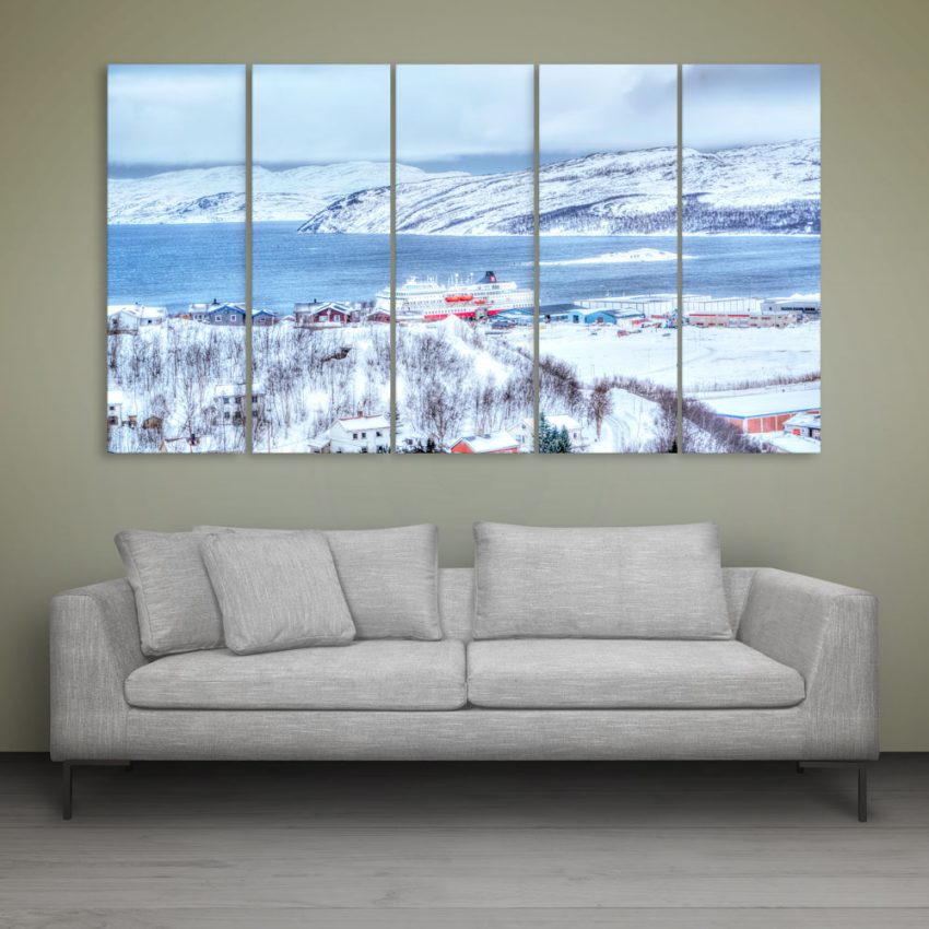 Multiple Frames Beautiful Nature Wall Painting for Living Room