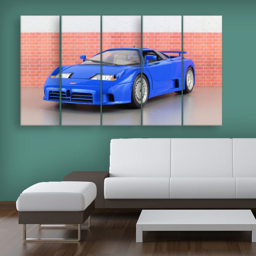 Multiple Frames Car Wall Painting for Living Room