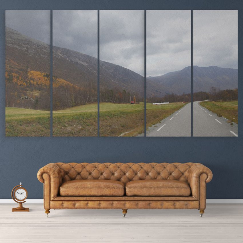 Multiple Frames Beautiful Landscape Wall Painting for Living Room