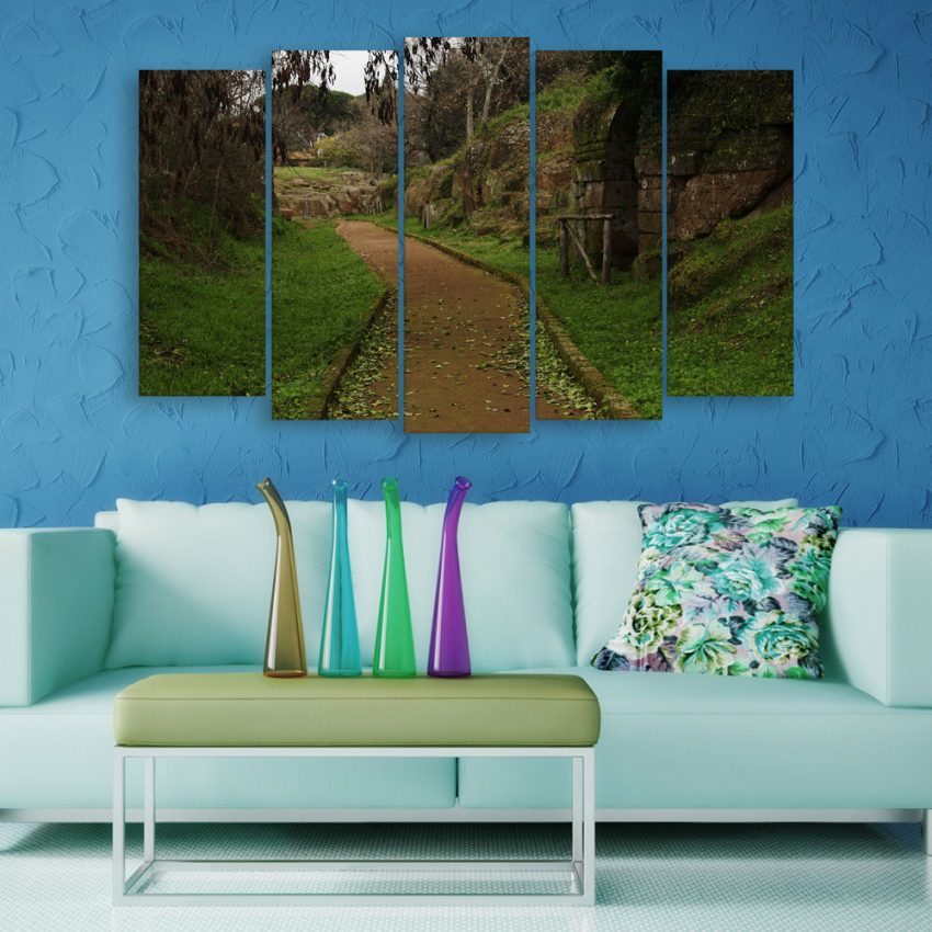 Multiple Frames Beautiful Landscape Wall Painting for Living Room