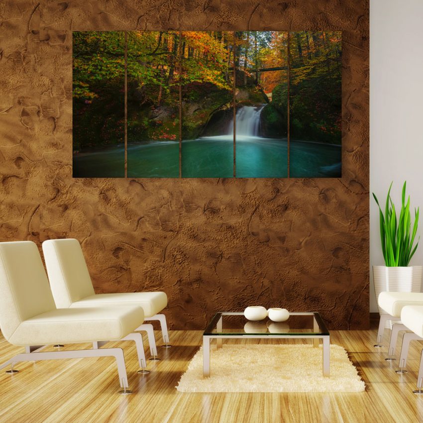 Multiple Frames Beautiful Nature Wall Painting for Living Room