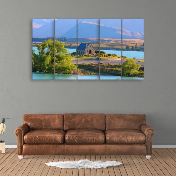 Multiple Frames Beautiful Landscape Wall Painting for Living Room