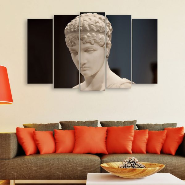 Multiple Frames Beautiful Sculpture Wall Painting for Living Room