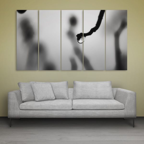 Multiple Frames Beautiful Water Droplet Painting (150cm x 76cm)