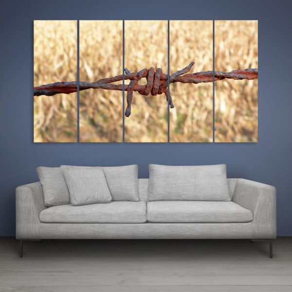 Multiple Frames Beautiful Wire Wall Painting for Living Room