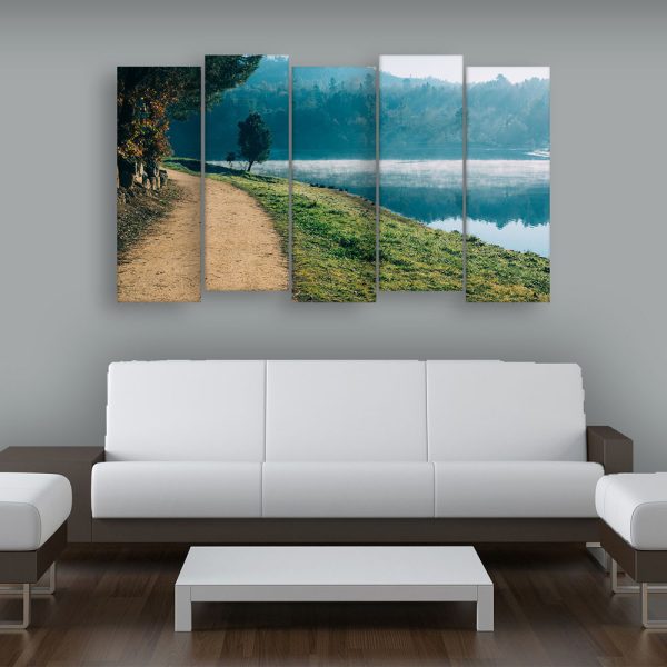 Multiple Frames Beautiful Nature Wall Painting for Living Room