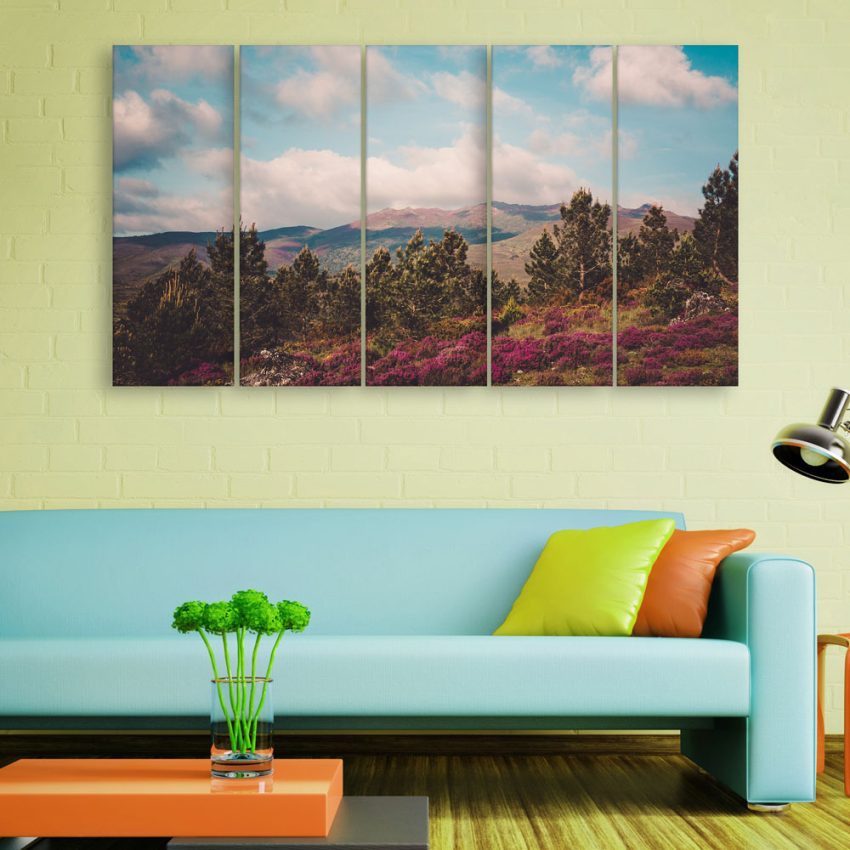 Multiple Frames Beautiful landscape Wall Painting for Living Room