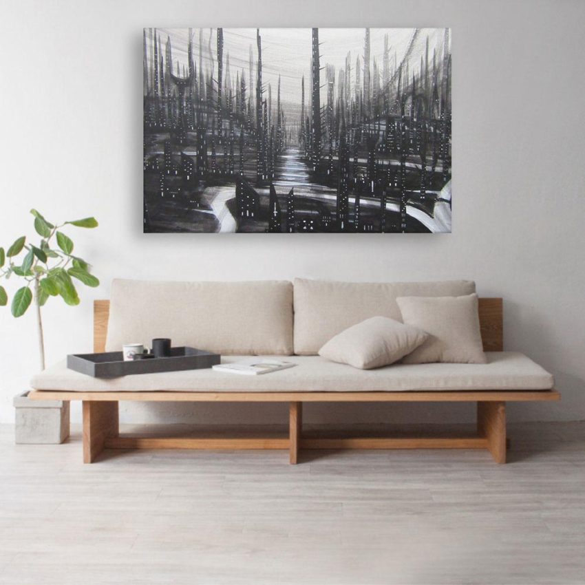 Canvas Painting - Modern Abstract Art Wall Painting for Living Room