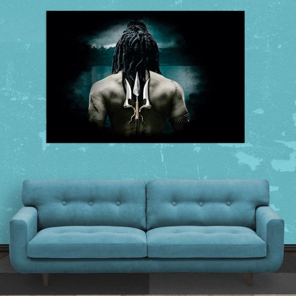 Canvas Painting - Beautiful Lord Shiva Art Wall Painting for Living Room