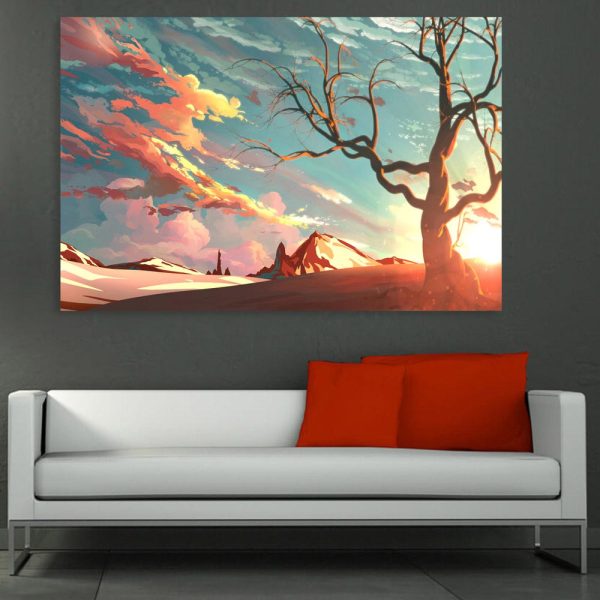 Canvas Painting - Beautiful Nature Modern Art Wall Painting for Living Room