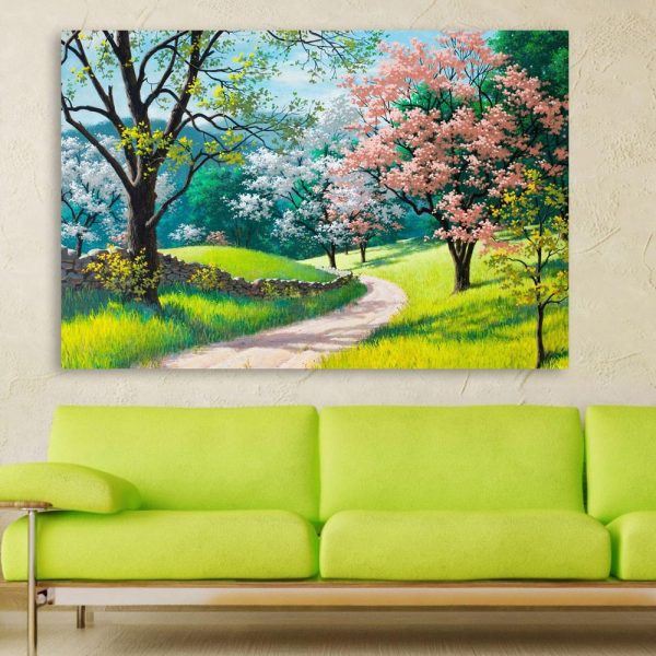 Canvas Painting - Beautiful Nature Modern Art Wall Painting for Living Room