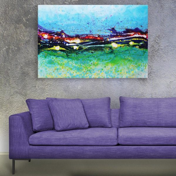 Canvas Painting - Beautiful Modern Abstract Art Wall Painting for Living Room