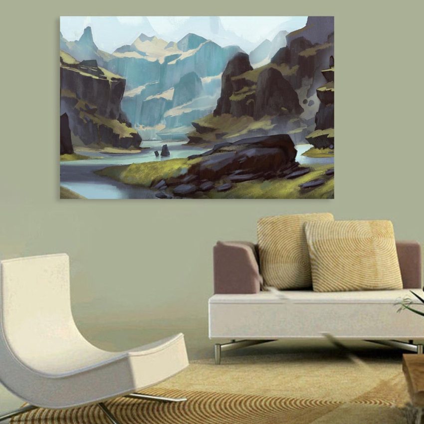 Canvas Painting - Beautiful Nature Modern Art Wall Painting for Living Room