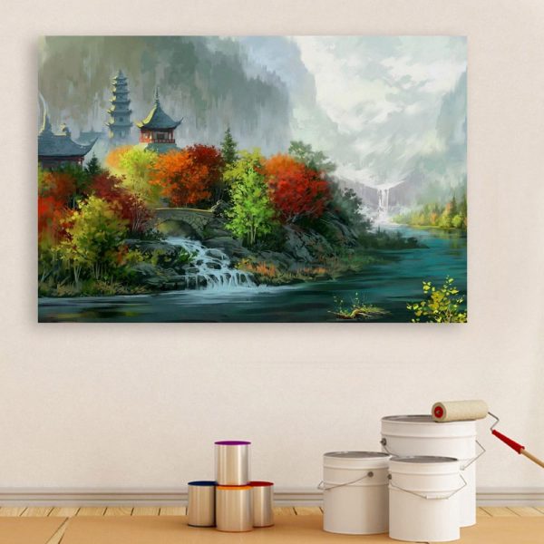 Canvas Painting - Beautiful Nature Modern Art Wall Painting for Living Room