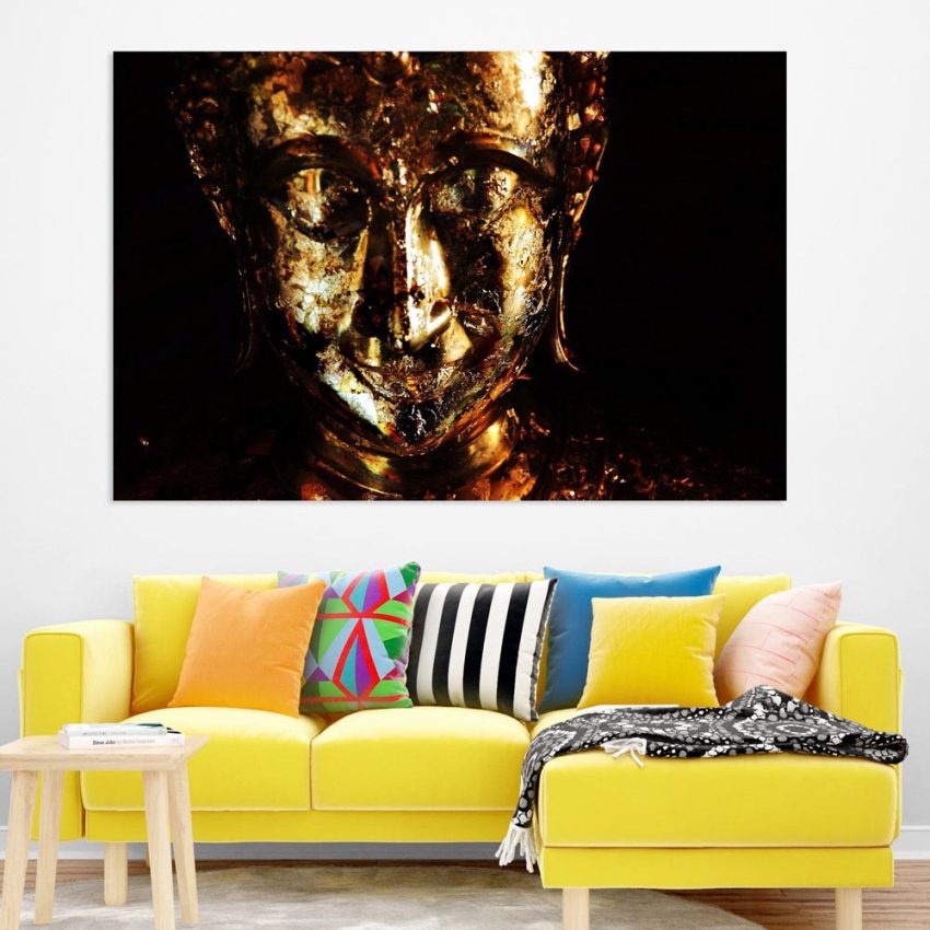 Canvas Painting - Beautiful Buddha Religious Art Wall Painting for Living Room