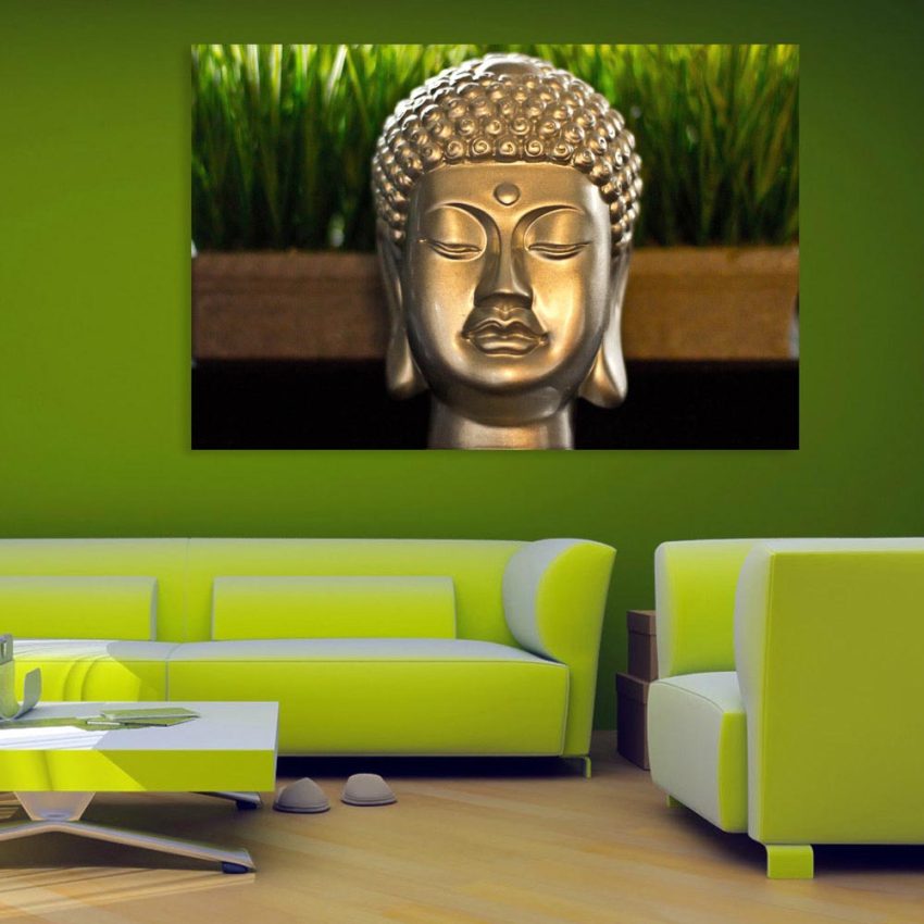 Canvas Painting - Beautiful Buddha Religious Art Wall Painting for Living Room