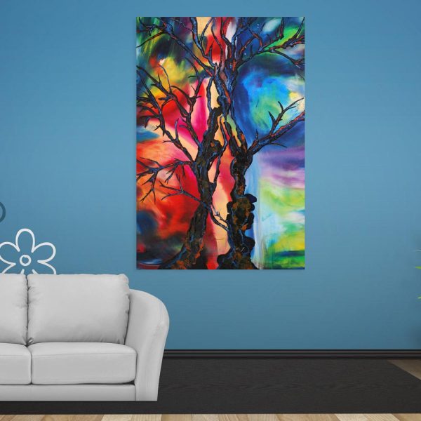 Canvas Painting - Beautiful Modern Abstract Art Wall Painting for Living Room