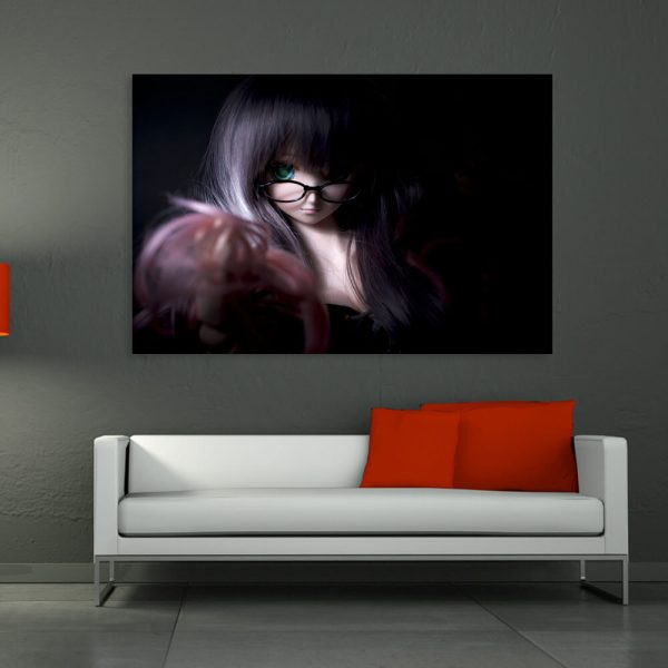 Canvas Painting - Beautiful Girl Art Wall Painting for Living Room