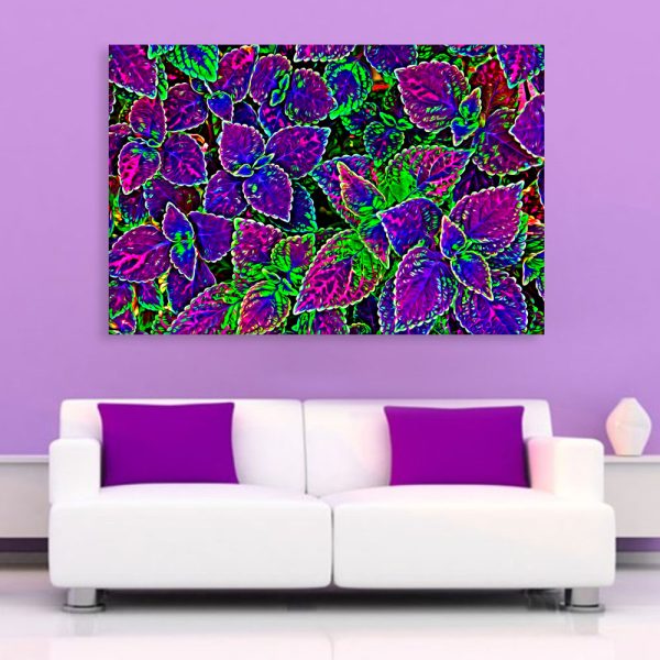 Canvas Painting - Beautiful Leaves Illustration Art Wall Painting for Living Room