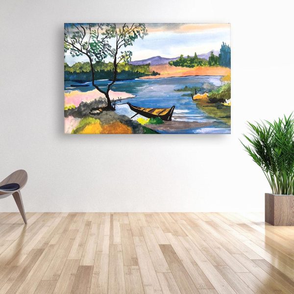 Canvas Painting - Beautiful Nature Art Wall Painting for Living Room