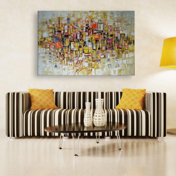 Canvas Painting - Modern Abstract Art Wall Painting for Living Room