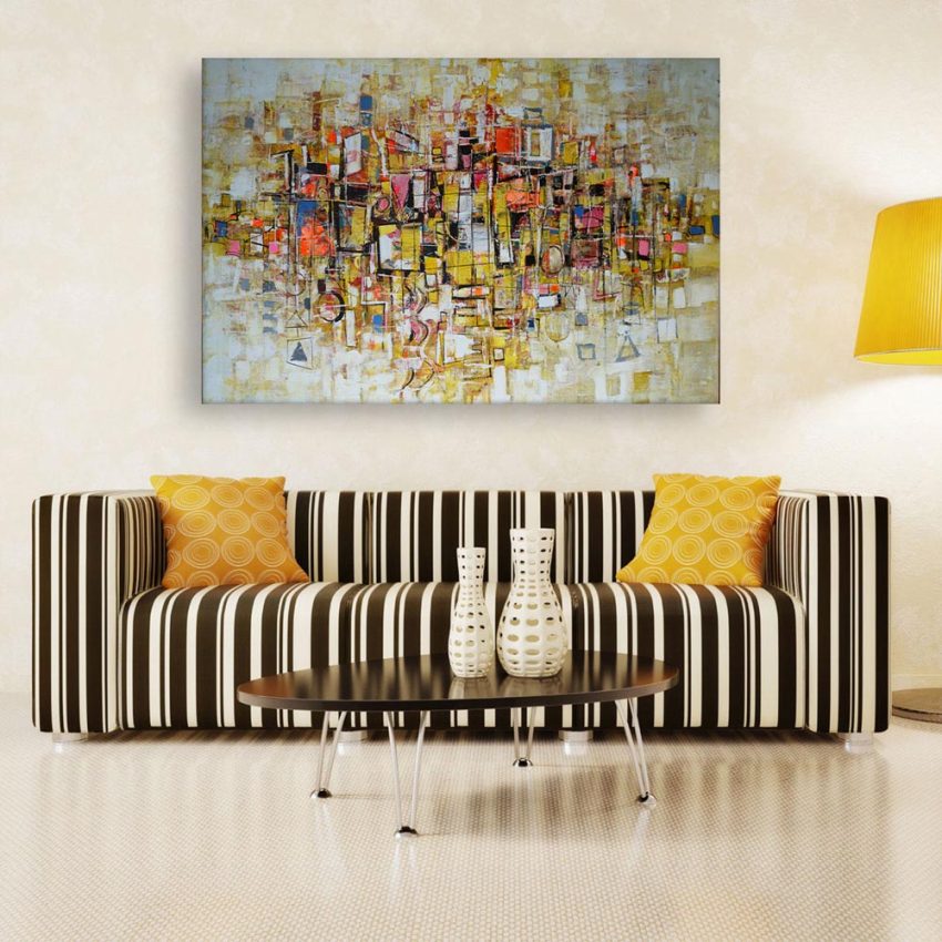 Canvas Painting - Modern Abstract Art Wall Painting for Living Room