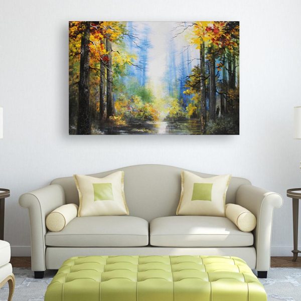 Canvas Painting - Beautiful Nature Art Wall Painting for Living Room