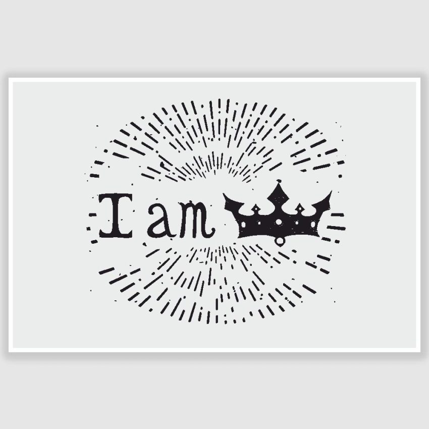 I Am Prince Inspirational Poster (12 x 18 inch)